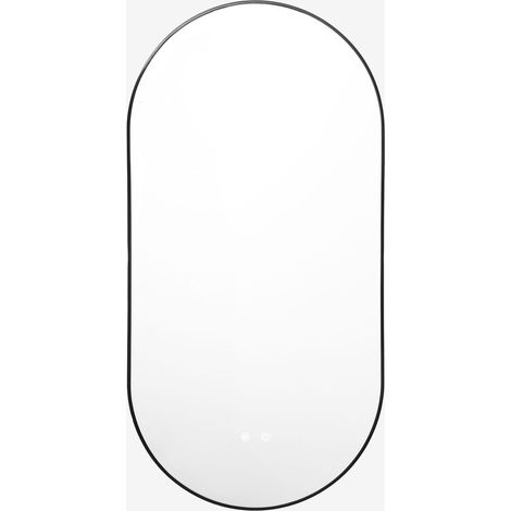 Espejo de pared ovalado 50x100 cm para baño con Luz LED y antivaho Asteiro SKLUM (1/5)