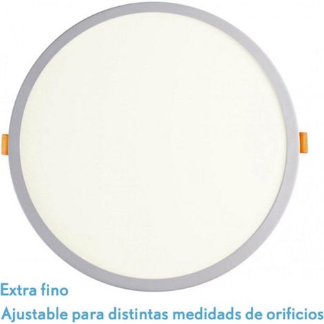 Downlight 20w 4000k Blanco Lejania 1x23x23 Cm 1900lm Empotrar Corte Ajustable 5-21cm