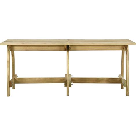 Maison Exclusive - Tavolo da Giardino 220x74x75 cm in Legno di Pino Impregnato (1/5)