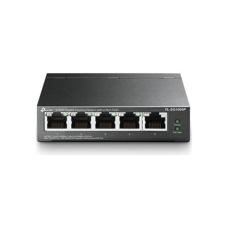 Switch TP-Link TL-SG1005P 5 Puertos/ RJ-45 10/100/1000 PoE