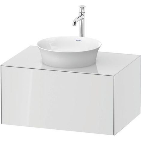 Sous-vasque blanc TULIPE 800x408mm 1 tiroir avec miroir o ES