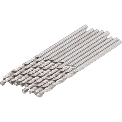 10-teiliges Set gerader Bohrer für Metall, Stahl und Holz – 1,75 mm – Präzisionsbohrer