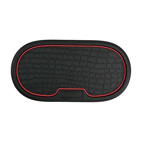 Tapis Antidérapant Tableau de Bord Voiture, Anti Glisse PU Mat Lavable, Résistant Chaleur sans Résidu, Téléphone Clés Lunettes Krokodilstruktur