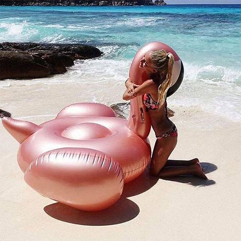 Bouée Piscine, Flotteur Gonflable Piscine, Grand Gonflable Jouets Flotteur de Plage Ocean, Fauteuil Piscine de Natation pour Adultes Enfants, Matelas Pneumatique Piscine