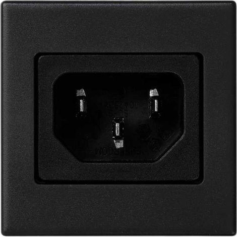 Conector K45 IEC320 230V macho (C14) negro, TSC-K305A-14