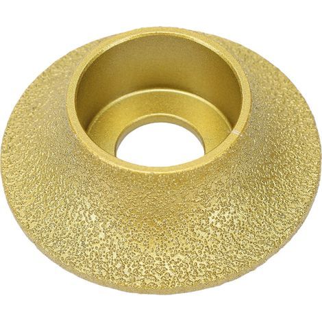 Meule de bords 3 pouces, profil à grain 60, main pour carreaux de céramique de 20mm d'épaisseur, Quartz, marbre, granit (1/5)
