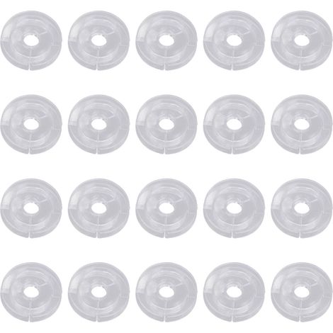 20 Bobines de Couture Transparentes 50mm en Acrylique Léger et Résistant pour Machine à Coudre (1/5)