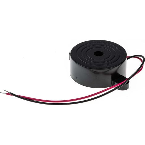 Buzzer piézo RS PRO 88dB impulsion rapide, 20V c.c. max, Montage panneau ( Prix pour 1 ) (1/3)