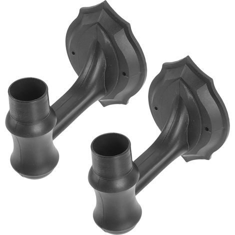 Fixation murale pour applique murale solaire, socle en plastique 2 pièces, support pour lampe de porche, accessoire moderne et robuste pour luminaire extérieur (1/5)