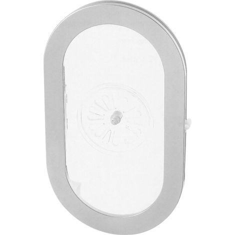 Durchsprecher für 4 - 5,5 mm Glasstärke, 170 x 295 mm, Kunststoff hellgrau