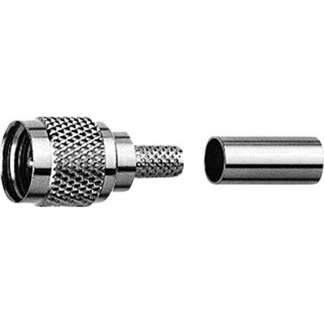 Telegärtner 100027577 100027577 Mini-UHF-Steckverbinder Stecker, gerade 50 Ω 1 St. (1/2)