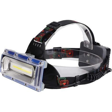 Lampes de Poche Lampe Frontale Super Lumineuse avec Bandeau Réglable, Lampe Frontale pour la Pêche de Nuit, pour le Camping, la Randonnée, les Activités de Plein Air, LED Rechargeable, 10 W