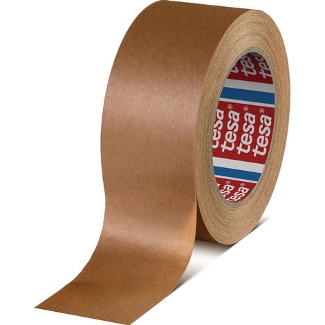 tesapack 60408 Ruban d'emballage en papier chamois 50 mx 50 mm (Par 6)