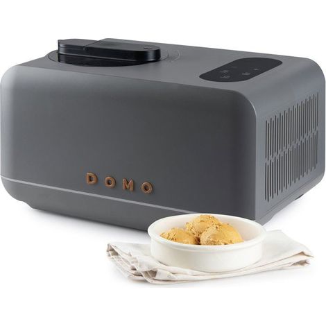 Eismaschine mit Kompressor - DOMO - Wood You DO9306I - 1,5 L - 5 automatische Programme - LED-Display (1/5)