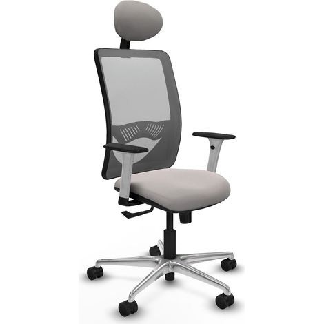 Silla de oficina piqueras y crespo Zulema blanco espuma alta densidad (1/2)
