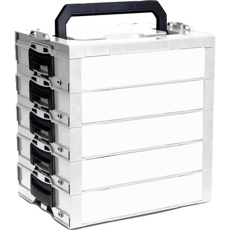 [GEBRAUCHT] B-Ware Sortimo I Boxx Werkzeugkasten Werkzeugkiste Rack Transportbox Grau Abs