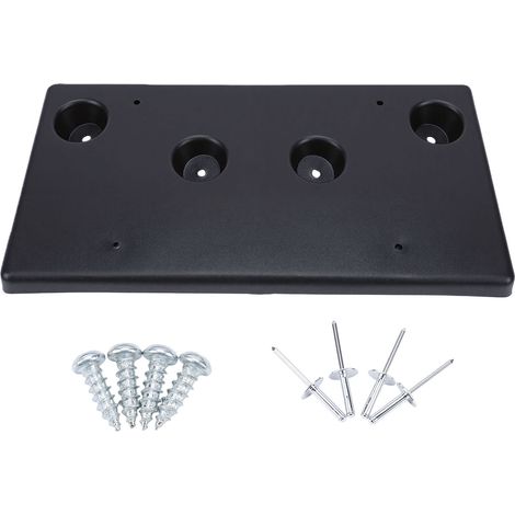 Kit montage support plaque immatriculation pare-chocs avant avec vis remplacement pour Chevy 2018-2021 23320630 version américaine (1/5)