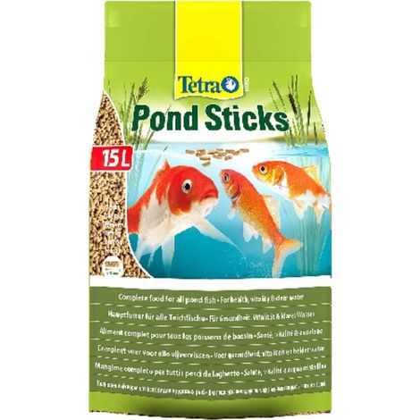 TETRA POND STICKS, Alimento para Peces de Estanque, 15 L