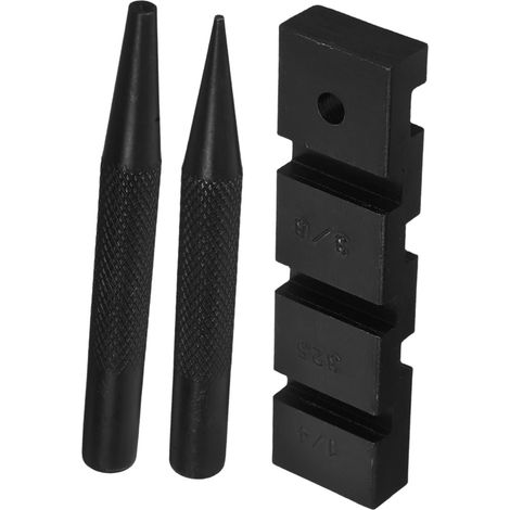 Kit Outil Compact pour Tronçonneuse à Chaîne en Fer Noir Fendeur de Chaîne Léger Performance Fiable Accessoire Portable pour Réparation (1/5)