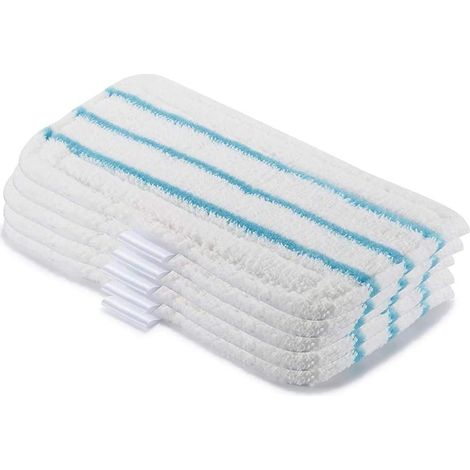 Filiyano-5 lingettes de rechange en tissu ultrafin, noires, pour balai vapeur (1/4)