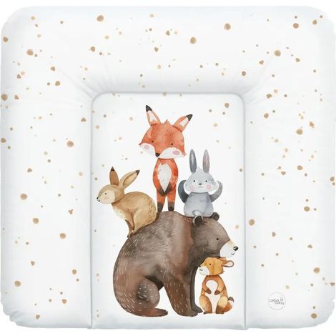 Cambiador suave Ceba Baby Basic Forest Friends 75 x 72 cm (5907672345406)