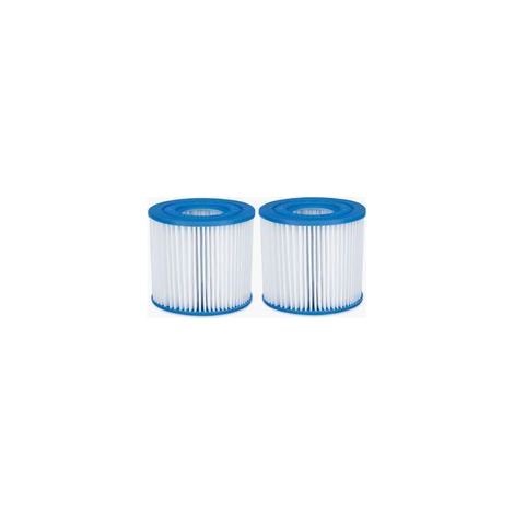 Lot de 2 cartouches filtres pour piscine modèle D (1/5)