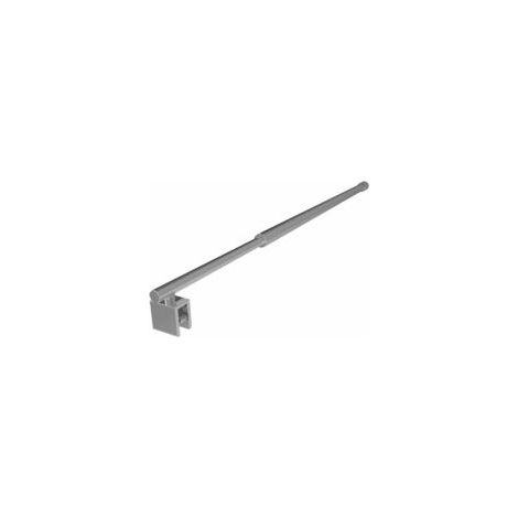 SONNI barre de support douche pour paroi de douche acier inoxydable 120cm - Crezuo (1/4)