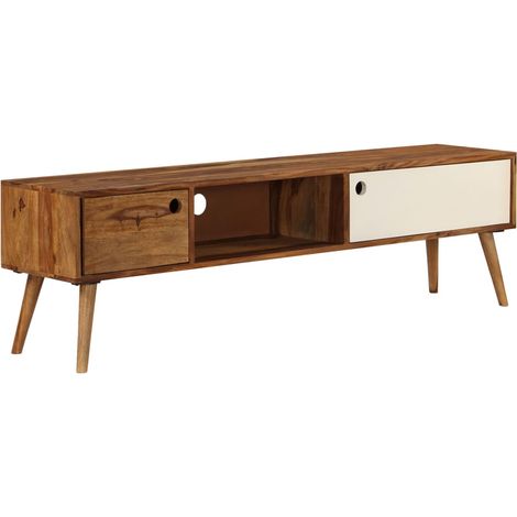 TV-Schrank 140x30x40 cm Massivholz Akazie