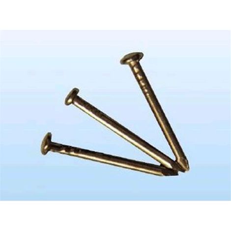 PUNTE OTTONATE TESTA BOMBATA 12X30