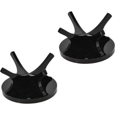 Lot de 2 présentoirs noirs pour balles de tennis, softball, baseball signé, golf et petites balles de sport (1/5)
