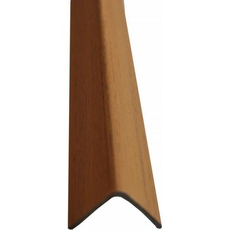 FPLUS esquinero adhesivo sapelly roj. 2.60 mts , Esquineros autoadhesivos de pvc de 27x27 mm.