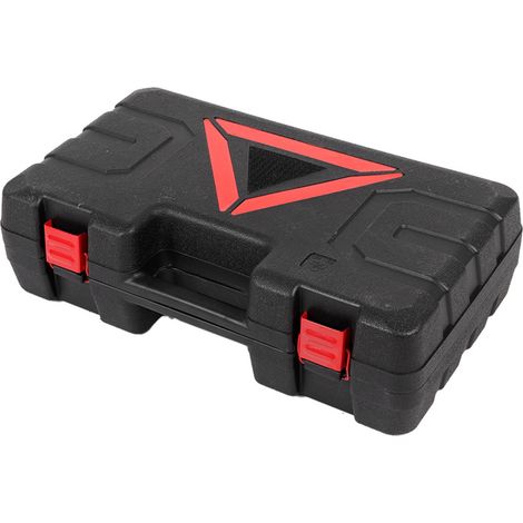 Cric électrique 3T 12V 42cm avec pompe à air, clé à choc et démonte-pneu, coffret 4 pièces (1/5)