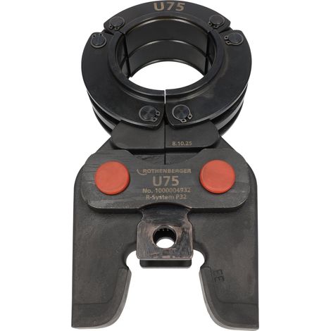 ROTHENBERGER Anneau de sertissage, U, 75 mm, avec mâchoire intermédiaire - 1000004932