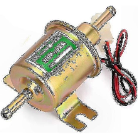 12V Niederdruck-Elektrokraftstoffpumpe, kompatibel mit Diesel- und Benzinmotoren, mit Schraubbefestigung. (1/2)