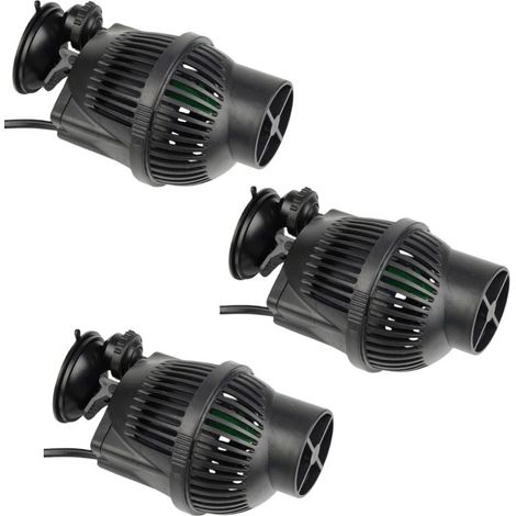 3 Pompes De Brassage De 5000 l/h Pour Aquariums Jusqu'à 300 - 400 Litres