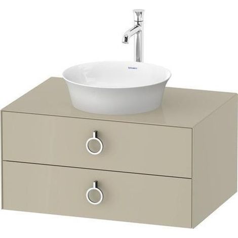 Meuble-lavabo WHITE TULIP 800x550mm 2 tiroirs we sdm ES chêne milieu