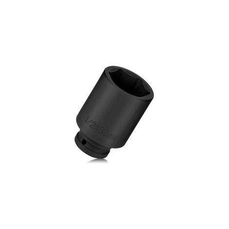 Douille hexagonale 36 mm, insert pour écrou hexagonal 1/2 pouce en acier CV, douille hexagonale pour clés à chocs et clés dynamométriques (longueur 78 mm) (1/5)