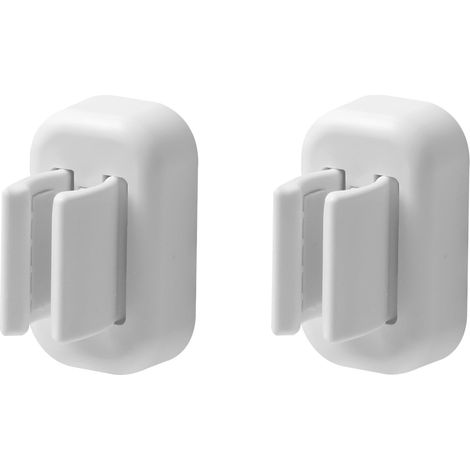 Porte-Brosse à Dents 2PCS Mural, Organisateur de Brosse à Dents électrique Auto-adhésif pour Salle de Bain, Support Multifonction étanche pour dortoir, Armoire (Blanc) (1/5)