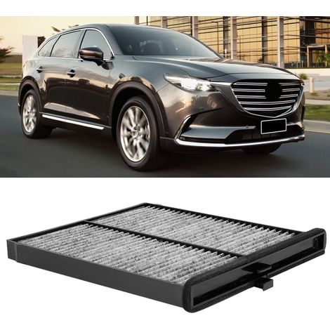 Filtro de aire de cabina para Mazda KD45-61-J6X, 2 piezas, eficaz contra el polen y el polvo. (1/5)