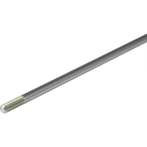 Treibriegelstange rund, 1300 mm, ø 10 mm, Gewinde M 10, verzinkt