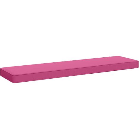 1-teiliges Bankkissen VUGHT 100 % Polyester Rosa vidaXL (1/5)