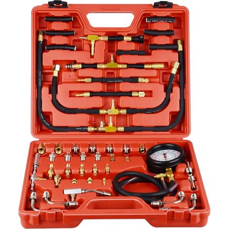 Fuel Injection Pressure Gauge Gauge Kit with Adapter and Gauge 0 (1/5)