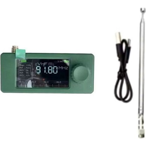 Geeignet für den Radioempfänger SI4732 9,9 kHz–181 MHz LSB USB AM FM 1,9-Zoll-Bildschirm Kurzwellenradioempfänger SI4732