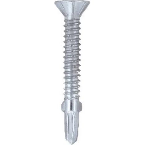 VITE AUTOFORANTE CON ALETTE TESTA SVASATA PIANA TORX DIAM. 6.3 MM ZINCATA  LUNGHEZZA 35 MM (1/2)