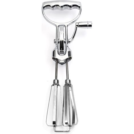 Batteur Manuel - En Acier Inoxydable - Pour Mélange Cuisine Pâtisserie Œufs - 31 x 9,5 x 7 cm - 1 Pièce (1/5)