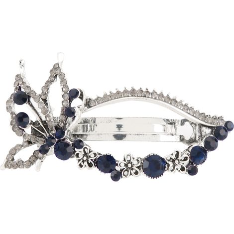 Hair Barrette RhinestoneShaped Durable Exquisite Hair Pin for Anniversary Birthday Party(Chinese Cymbidium ) (1/5)