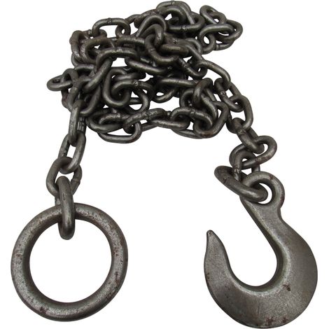 12MM x 10 Foot (3 Metres), Heavy Duty Tow Chain - Towing / Tractor / Agricultural (1/4)