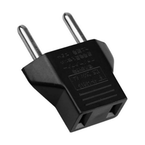 Adaptateur de prise US vers UE (noir)
