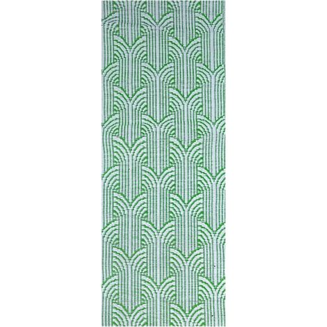 Alfombra de exterior de doble cara verde (1/4)