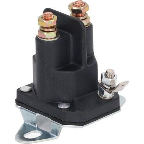 3-poliges 12-V-Motorstarter-Magnetrelais 435097 für MTD 109946 146154 T1200 Rasenmäher-Service-Magnetrelais